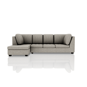 SOFA TADEO TELA LIFE SECCIONAL MARRON CLARO 75