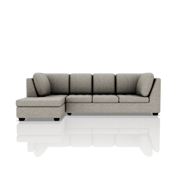 SOFA TADEO TELA LIFE SECCIONAL MARRON CLARO 75