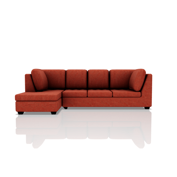 SOFA TADEO TELA MICROFIBRA ITALY SECCIONAL SECOYA