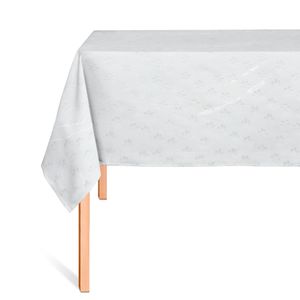 CUBREMESA TRANSP PVC SIENA BLANCO