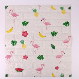 PAPEL TAPIZ 3D TROPICAL 77X70X0.5 CM MULTICOLOR