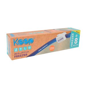 KEEP BOLSA HERMETICA FREEZER 8 UND 26.8X27.9 CM (6902221281593)