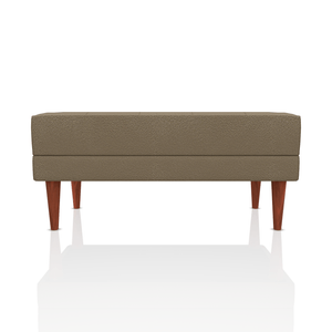 BANQUETA BERENICE TELA VELVET STAR CHOCOLATE