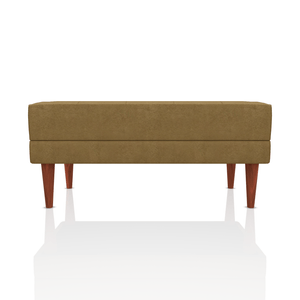 BANQUETA BERENICE TELA VELVET STAR ORO