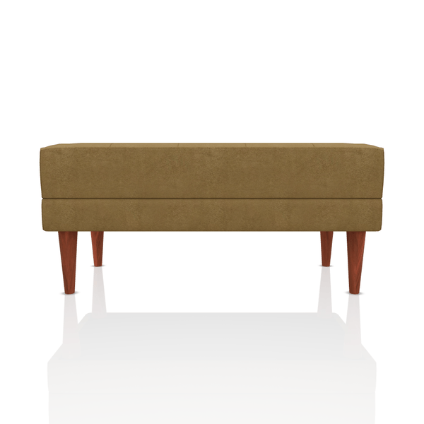 BANQUETA BERENICE TELA VELVET STAR ORO