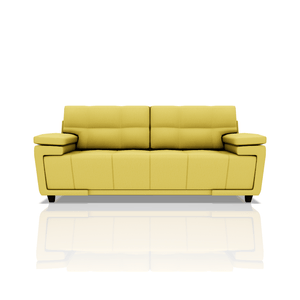 SOFA ANTONIO TELA VELVET STAR 3C AMARILLO