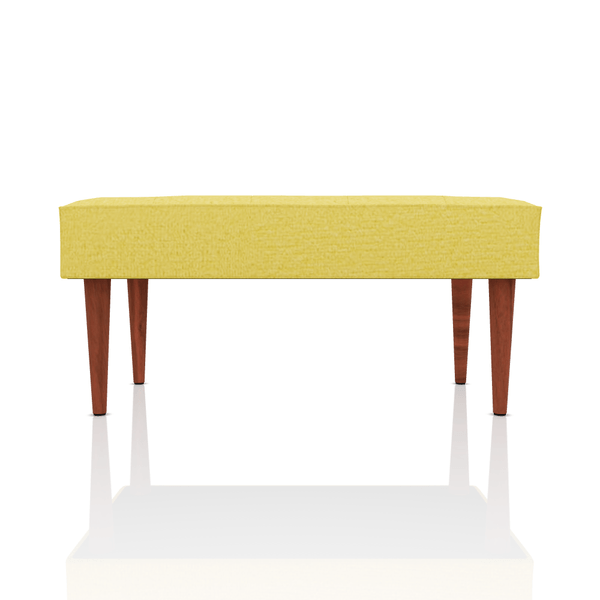 BANQUETA DIANA TELA VELVET STAR AMARILLO