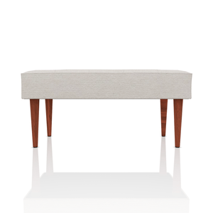 BANQUETA DIANA TELA VELVET STAR BEIGE