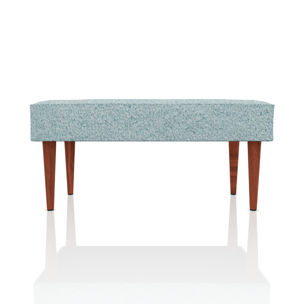 BANQUETA DIANA TELA VELVET STAR CELESTE AGUA