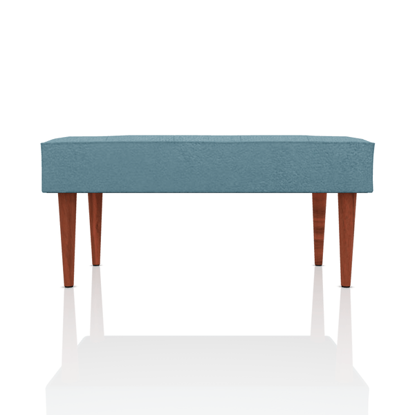 BANQUETA DIANA TELA VELVET STAR TURQUESA OSCURO