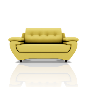 SOFA EMILIO TELA VELVET STAR 2C AMARILLO