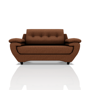 SOFA EMILIO TELA VELVET STAR 2C MARRON CLARO