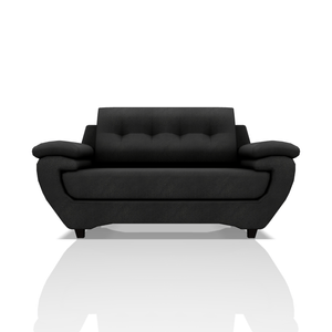 SOFA EMILIO TELA VELVET STAR 2C NEGRO