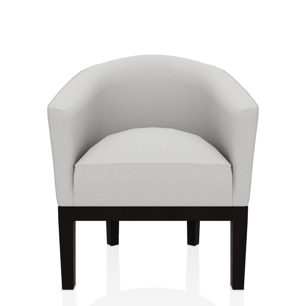 BUTACA ADELIA TELA VELVET STAR GRIS CLARO