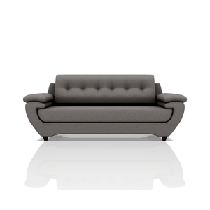 SOFA EMILIO TELA VELVET STAR 3C GRIS RATON