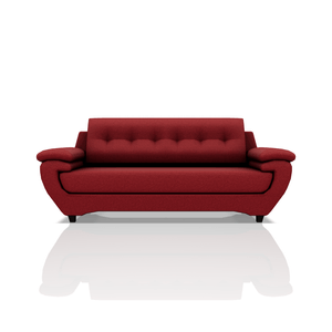 SOFA EMILIO TELA VELVET STAR 3C GUINDA