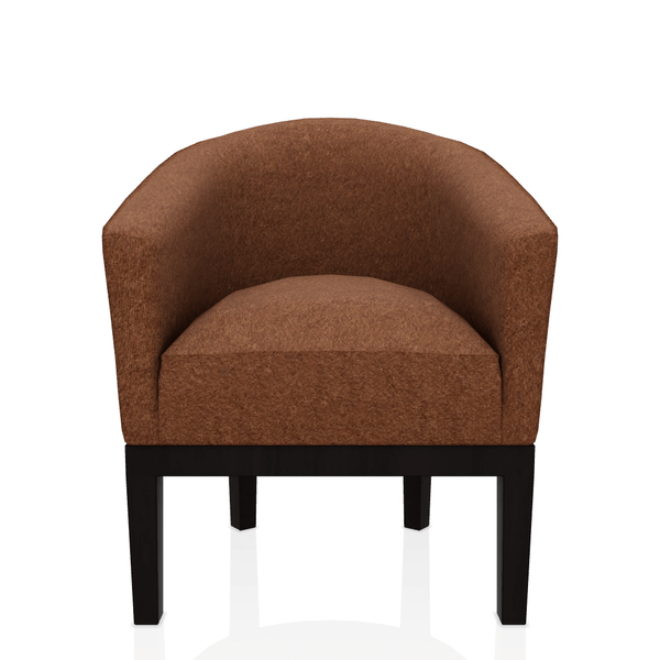 BUTACA ADELIA TELA VELVET STAR MARRON CLARO