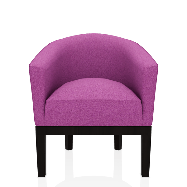 BUTACA ADELIA TELA VELVET STAR MORADO