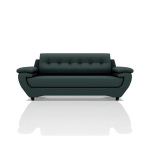 SOFA EMILIO TELA VELVET STAR 3C VERDE BOTELLA