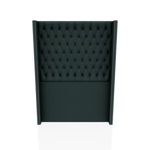 CABECERA PRINCE C.T TELA VELVET STAR 1.50 PLZ VERDE BOTELLA