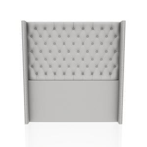 CABECERA PRINCE C.T TELA VELVET STAR 2.00 PLZ GRIS CLARO