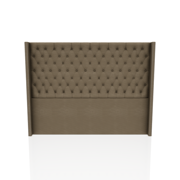 CABECERA PRINCE C.T TELA VELVET STAR KING CHOCOLATE