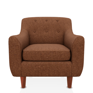 BUTACA ISMAEL TELA VELVET STAR MARRON CLARO