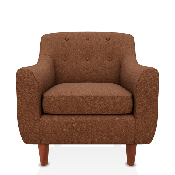 BUTACA ISMAEL TELA VELVET STAR MARRON CLARO