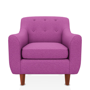 BUTACA ISMAEL TELA VELVET STAR MORADO