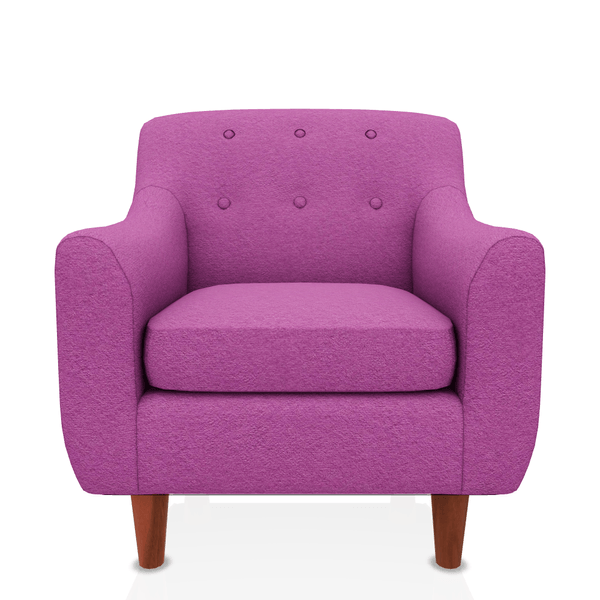 BUTACA ISMAEL TELA VELVET STAR MORADO