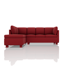 SOFA HARVY TELA VELVET STAR SECCIONAL GUINDA