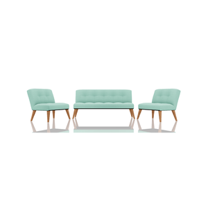SOFA RACHEL TELA AQUATEC 3C 1C 1C TURQUESA LIGHT