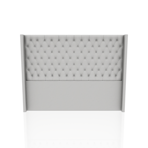 CABECERA PRINCE S.T TELA VELVET STAR KING GRIS CLARO