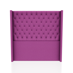 CABECERA PRINCE S.T TELA VELVET STAR QUEEN MORADO