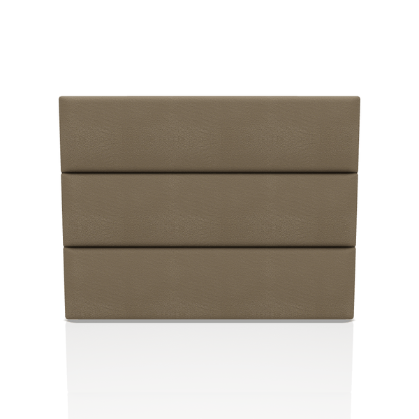 CABECERA LINEAL TELA VELVET STAR 1.50 PLZ CHOCOLATE