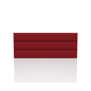 CABECERA LINEAL TELA VELVET STAR KING GUINDA