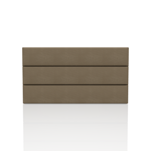 CABECERA LINEAL TELA VELVET STAR QUEEN CHOCOLATE