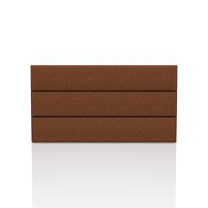 CABECERA LINEAL TELA VELVET STAR QUEEN MARRON CLARO