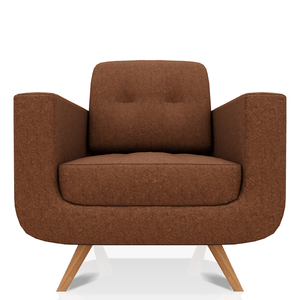 SOFA SCOTTY TELA VELVET STAR 1C MARRON CLARO