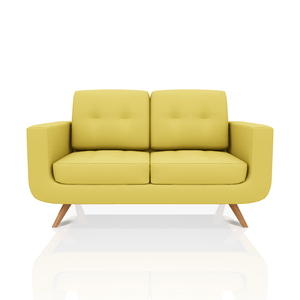 SOFA SCOTTY TELA VELVET STAR 2C AMARILLO