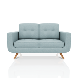 SOFA SCOTTY TELA VELVET STAR 2C CELESTE AGUA