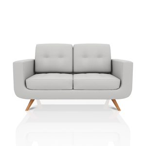 SOFA SCOTTY TELA VELVET STAR 2C GRIS CLARO