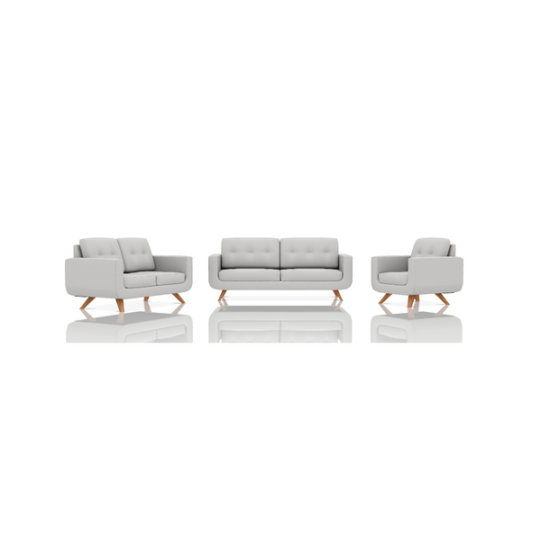 SOFA SCOTTY TELA VELVET STAR 3C 2C 1C GRIS CLARO