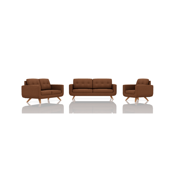 SOFA SCOTTY TELA VELVET STAR 3C 2C 1C MARRON CLARO