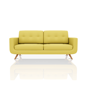 SOFA SCOTTY TELA VELVET STAR 3C AMARILLO