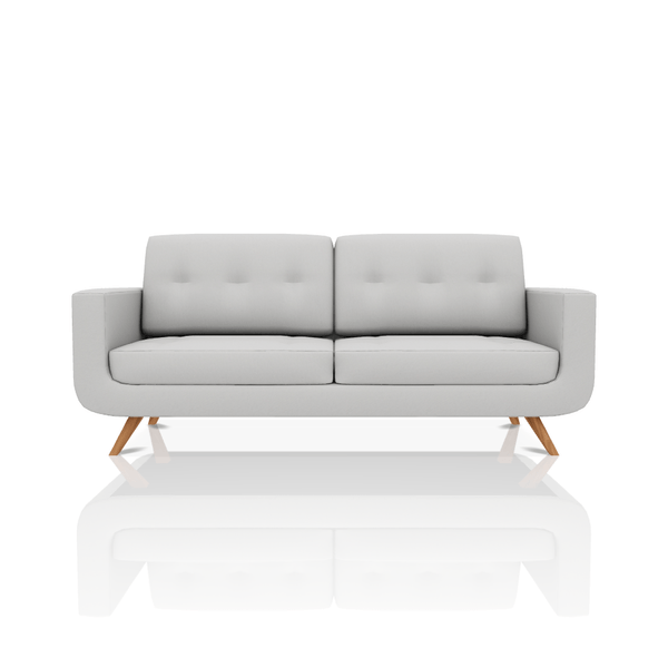 SOFA SCOTTY TELA VELVET STAR 3C GRIS CLARO