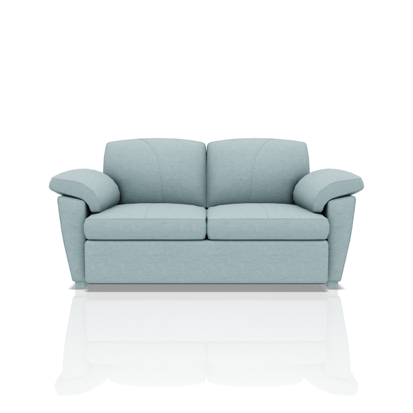 SOFA TREVOR TELA VELVET STAR 2C CELESTE AGUA