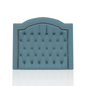 CABECERA PRINTELLA C.T TELA VELVET STAR 1.50 PLZ TURQUESA OSCURO