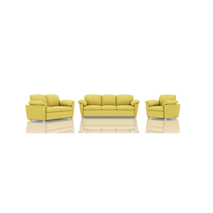 SOFA TREVOR TELA VELVET STAR 3C 2C 1C AMARILLO
