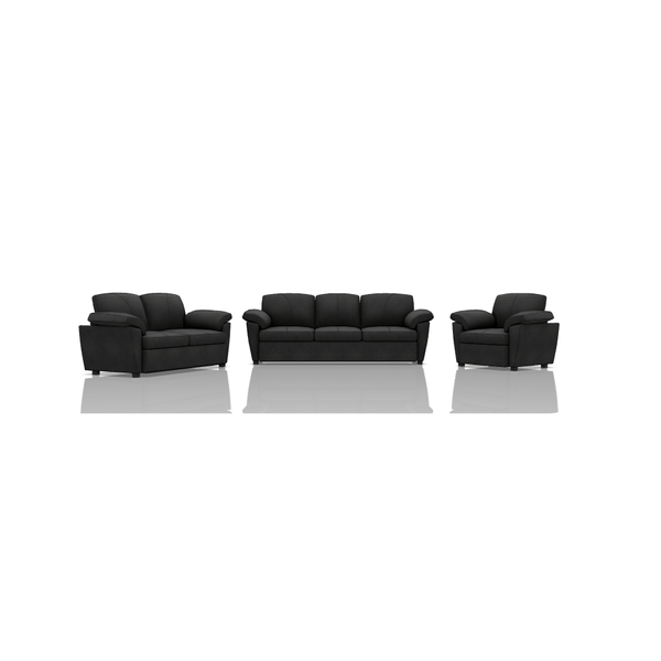 SOFA TREVOR TELA VELVET STAR 3C 2C 1C NEGRO